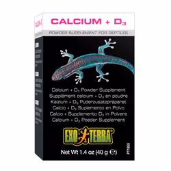 Exo Terra Reptile Calcium & D3 Powder Supplement 40g