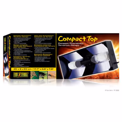 Exo Terra Compact Fluorescent Canopy Double 45cm