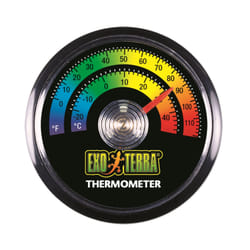 Exo Terra PT2465 environment thermometer Mechanical environment thermometer Terrarium Black