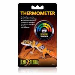 Exo Terra PT2465 environment thermometer Mechanical environment thermometer Terrarium Black