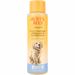 Burt's Bees Dog Shampoo for Puppies, 2 in 1 Shampoo and Conditioner, Buttermilk and Linseed Oil, 16 Oz