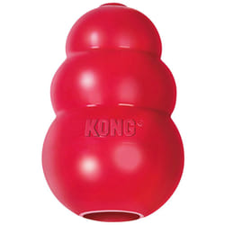 KONG Classic Stuffable Dog Toy - Fetch & Chew Toy for Dogs - Treat-Filling Capabilities & Erratic Bounce for Extended Play Time - Durable Natural Rubb