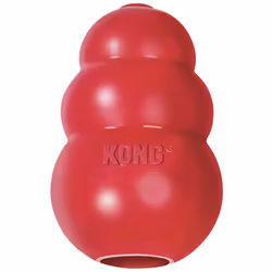 KONG - Classic Dog Toy Durable Natural Rubber- Fun to Chew Chase and Fetch - for Small Dogs