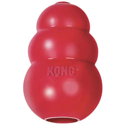 KONG - Classic Dog Toy  Durable Natural Rubber- Fun to Chew  Chase and Fetch - for Small Dogs