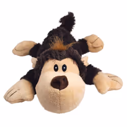 KONG Cozie Funky Monkey Squeaky Plush Dog Toy for Medium Dogs