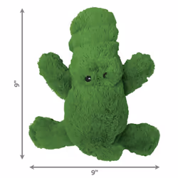 KONG - Cozie Ali Alligator - Indoor Cuddle Squeaky Plush Dog Toy - For Medium Dogs