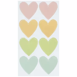 Sticko (Stickco) Color Heart Labels 52-72047 Other