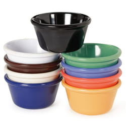 G.E.T. RM-400-MIX Mix Pack of 4 Mardi Gras Colors 4 oz. Ramekin  Break Resistant Dishwasher Safe Melamine Plastic  Ramekins Collection (Pack of 12)