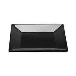 G.E.T. ML-102-BK Black 6"""" Square Plate  Large