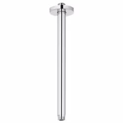 GROHE 28492000 Rainshower 12-Inch Ceiling Shower Arm Starlight Chrome