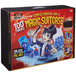 Ideal Magic Spectacular Magic Suitcase 100 Tricks Kids Magic Set