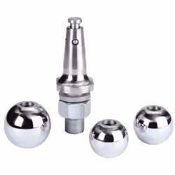 Reese Towpower 74309 Interchangable 1 7/8", 2", 2 5/16" Hitch Ball Kit, Chrome