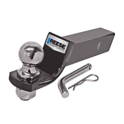 Reese 21536 Drawbar 2 Inch Square and Ballmount Towing 2 Inch Starter Kit  Black