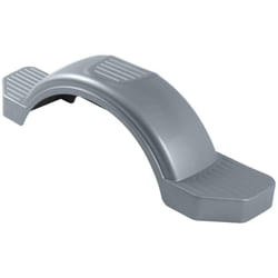Fulton Plastic Trailer Fender  12-Inch Tire Size  Silver