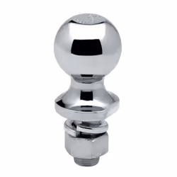 Reese 63849 Class III Chrome Hitch Ball - 2"" Ball x 1"" Shank Diamete