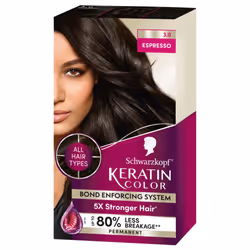 Schwarzkopf Keratin Color Permanent Hair Color, 3.0 Espresso, 1 Applic