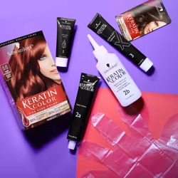 Schwarzkopf Keratin Color Permanent Hair Color Cream  5.6 Warm Mahogany(Packaging May Vary)