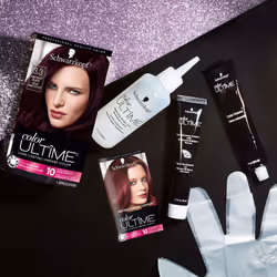 Schwarzkopf Color Ultime Hair Color  3.3 Amethyst Black  1 Application - Permanent Black Hair Dye for Vivid Color Intensity and Fade-Resistant Shine u