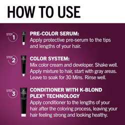 Schwarzkopf Keratin Color Permanent Hair Color  1.1 Midnight Black  1 Application - Salon Inspired Permanent Hair Dye  for up to 80% Less Breakage vs