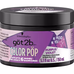 Got2B Color Pop Semi-Permanent Hair Color Mask  Purple  5.1 oz
