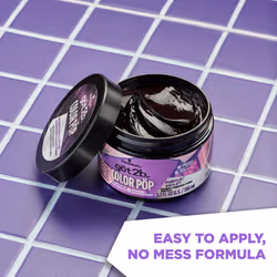 Got2B Color Pop Semi-Permanent Hair Color Mask  Purple  5.1 oz