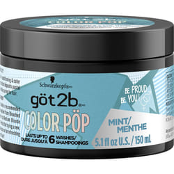 Got2B Color Pop Semi-Permanent Hair Color Mask  Mint  5.1 oz