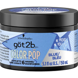 Got2B Color Pop Semi-Permanent Hair Color Mask  Blue  5.1 oz