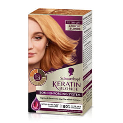 Schwarzkopf Keratin Blonde Hi-Lift Permanent Hair Color  11.7 Apricot Blonde - Professional Quality Permanent Hair Dye for All Hair Types - 1 Applicat