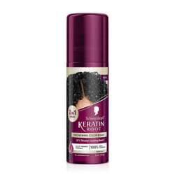 Schwarzkopf Keratin Color Root Temporary Hair Color Spray  Black - Salon Inspired Temporary Hair Dye  for up 100% Gray Coverage and Thicker looking ro