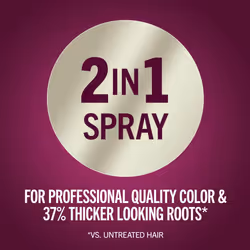 Schwarzkopf Keratin Color Root Temporary Hair Color Spray  Black - Salon Inspired Temporary Hair Dye  for up 100% Gray Coverage and Thicker looking ro