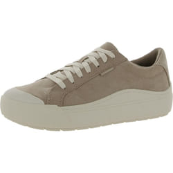 Dr. Scholl's Shoes Womens Time Off Platform Slip On Fashion Sneaker Toasted Taupe Microfiber 6 M