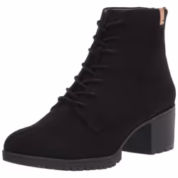 Dr. Scholl 's Shoes womens Laurence Ankle Boot  Black Microfiber  9.5