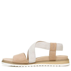 Dr. Scholl 's Shoes Women 's Islander Strappy Flat Sandal Tawny Birch