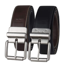 Levi's Men's Reversible Casual Jeans Belt  Brown/Black Jones  52