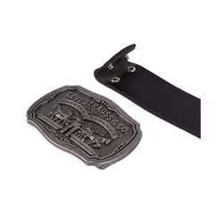 Levi's Men's Leather Belt With Antiqued Buckle Black 44