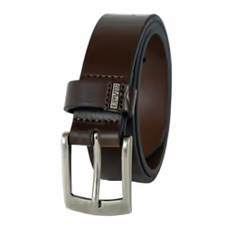 Levi's Boys' Big Kids Belt - School Casual for Jeans Classic Strap and Single Prong Buckle  Brown  Large (30-32)