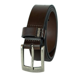 Levi's Boys' Big Kids Belt - School Casual for Jeans Classic Strap and Single Prong Buckle  Brown  Large (30-32)