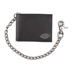 Dickies Men's Bifold Wallet-High Security with ID Window and Credit Card Pockets  Classic Black  One Size