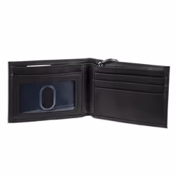 Dickies Men's Bifold Wallet-High Security with ID Window and Credit Card Pockets  Classic Black  One Size