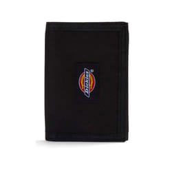 Dickies Men's Nylon Trifold Wallet  Black Fabric  One Size