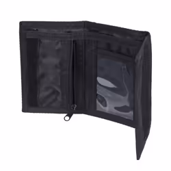 Dickies Men's Nylon Trifold Wallet  Black Fabric  One Size