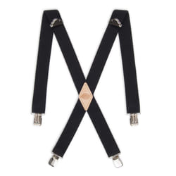 Dickies mens 1-1/4 Solid Straight Clip apparel suspenders  Black  One Size US