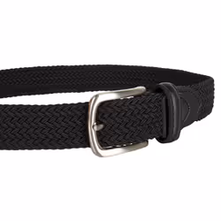 Dockers Big Boys' Braided Elastic-Web Stretch Belt  Black  Small