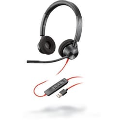 POLY 3320 Headset Wired Head-band Calls/Music USB Type-A Black