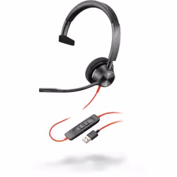 POLY 3310, Wired, Calls/Music, 20 - 20000 Hz, 102 g, Headset, Black
