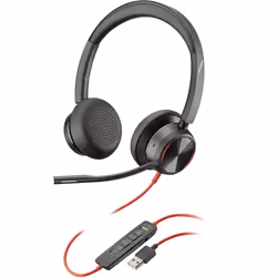 POLY Blackwire 8225, Wired, Office/Call center, 20 - 20000 Hz, 186 g, Headset, Black