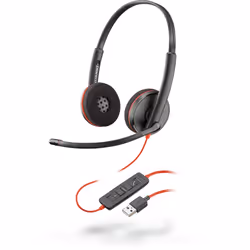 POLY Blackwire C3220, Wired, Office/Call center, 20 - 20000 Hz, 118 g, Headset, Black