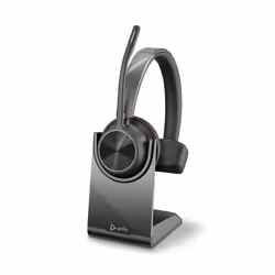 POLY Voyager 4310 UC, Wireless, Office/Call center, 122 g, Headset, Black