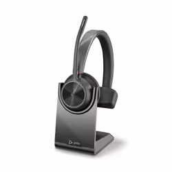 POLY Voyager 4310 UC, Wireless, Office/Call center, 122 g, Headset, Black