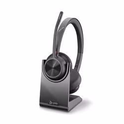 POLY Voyager 4320 UC, Wireless, Office/Call center, 162 g, Headset, Black